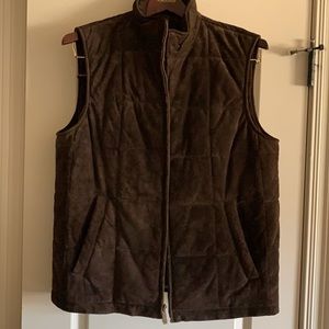 Brown Suede Vest